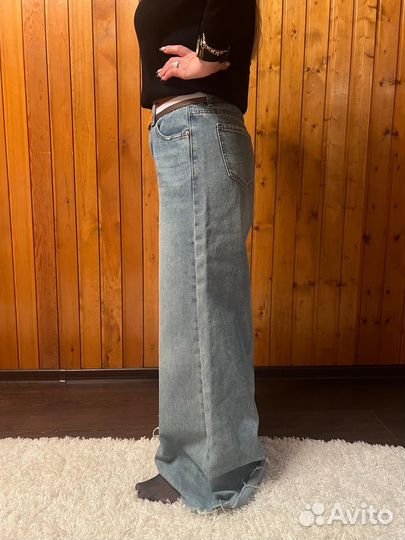 Джинсы широкие