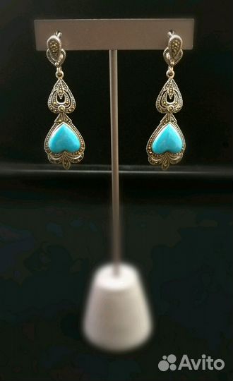 Серьги серебро