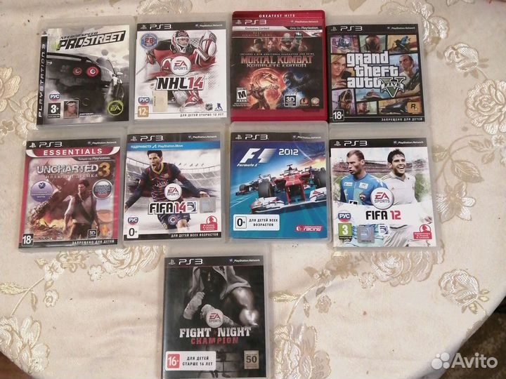 Диски на пс3