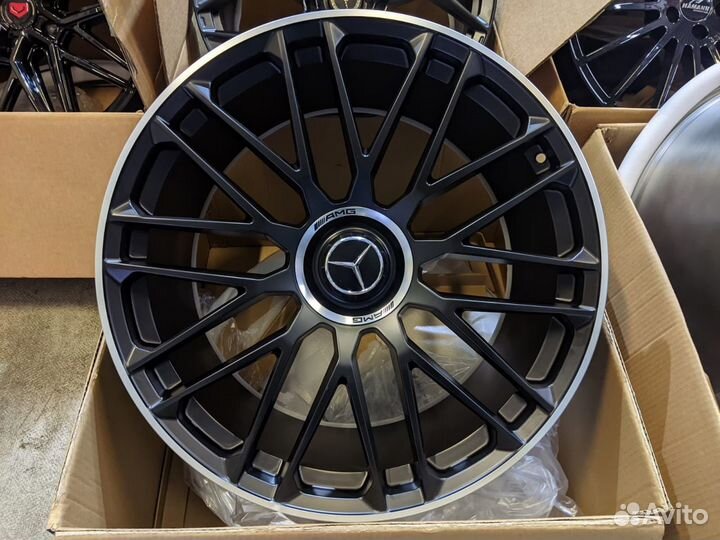 Кованые диски+шина на GLS 6.3AMG R23 разноширокие