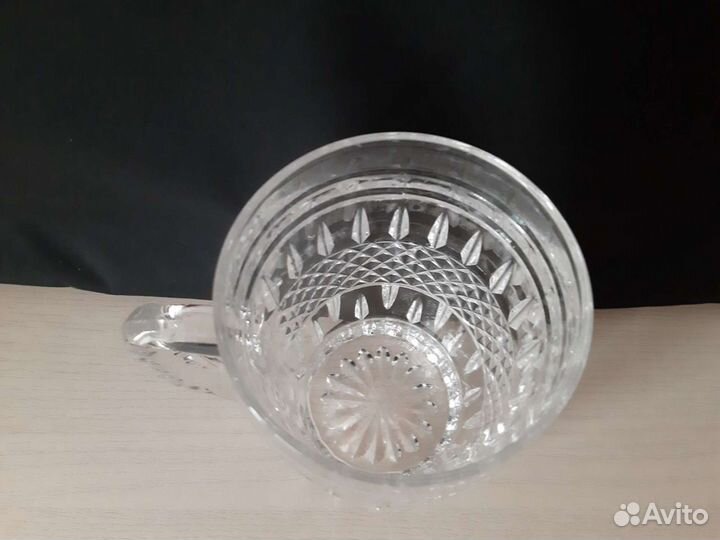 Кружка пивная Чехия. Хрусталь