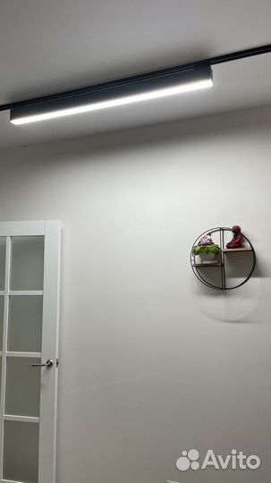 Линейный трековый светильник 120 см, лампа