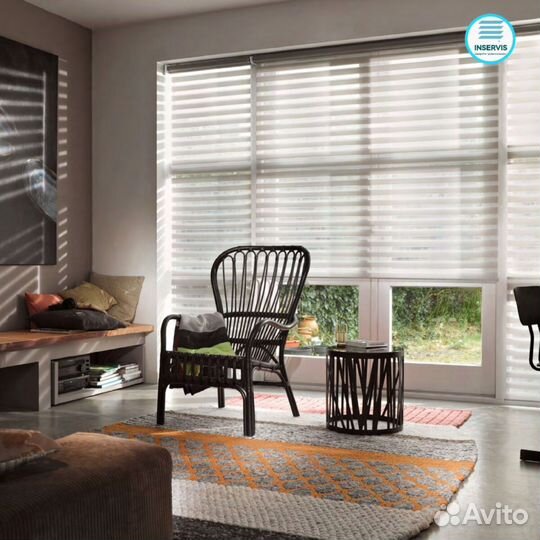 Жалюзи зебра (день-ночь) Облака