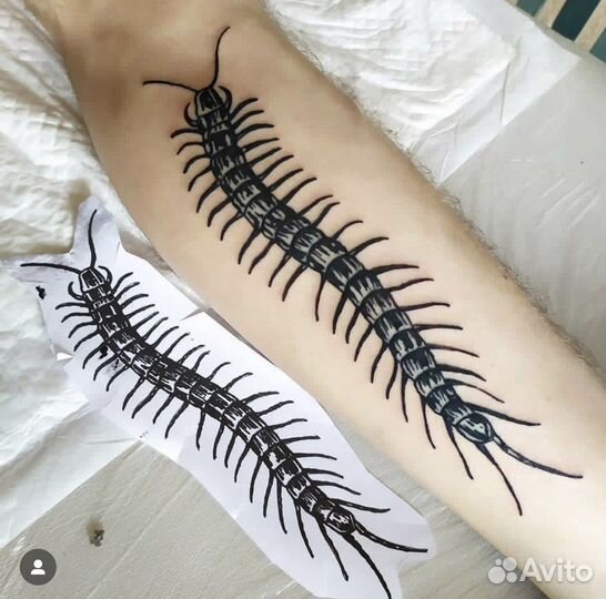 Тату за расходники. Набираю работы в портфолио