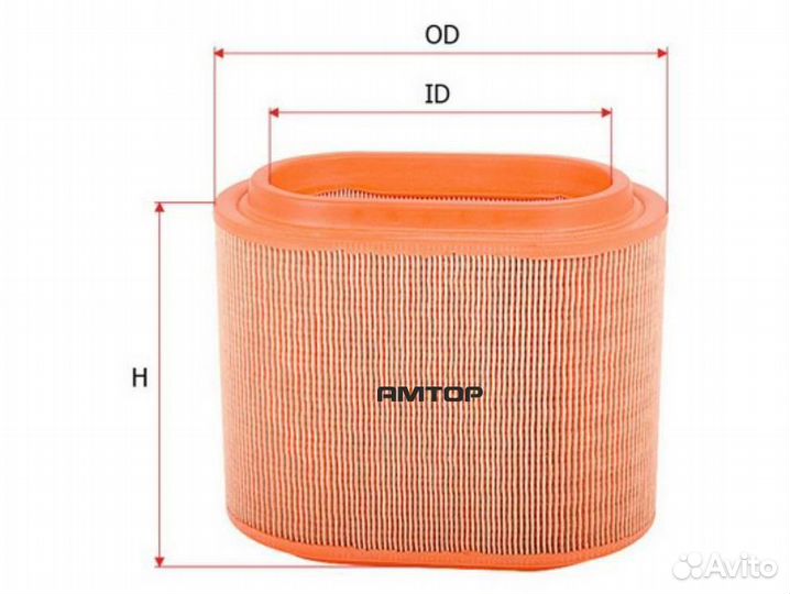 Sakura A2812 Фильтр воздушный Sakura A2812
