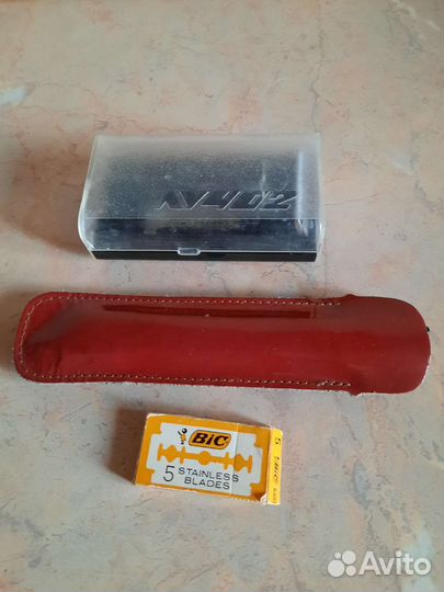 Бритва опасная + бритвенный станок