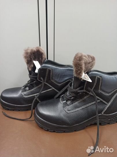 Ботинки зимние натуральная кожа 45