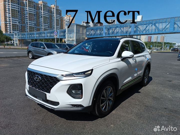 Hyundai Santa Fe 2.2 AT, 2019, 105 000 км