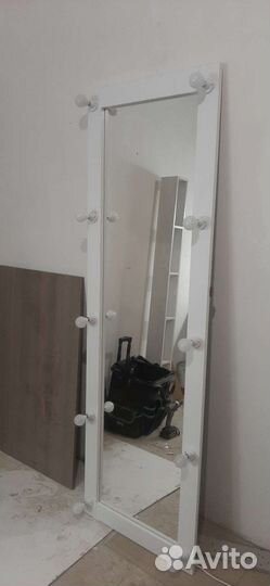 Зеркало в полный рост, гримерное