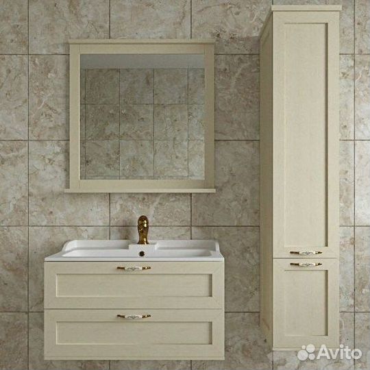 Тумба Акватон Леон 80 1A1863K0lbpr0 с раковиной