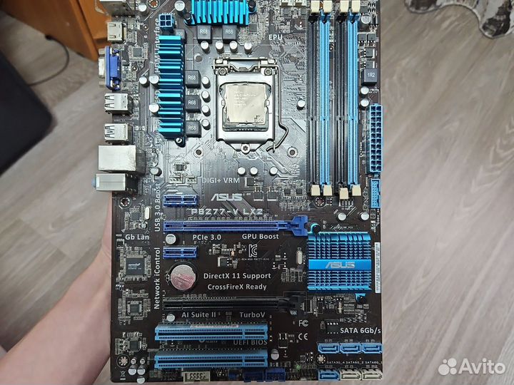 Материнская плата Asus P8Z77-V lga 1155 + I7-3770