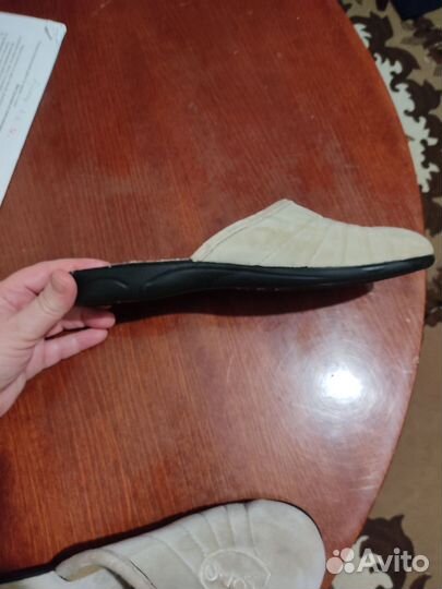 Женские велюровые тапочки, 41 размера