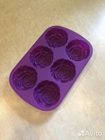 Форма силиконовая розы новая