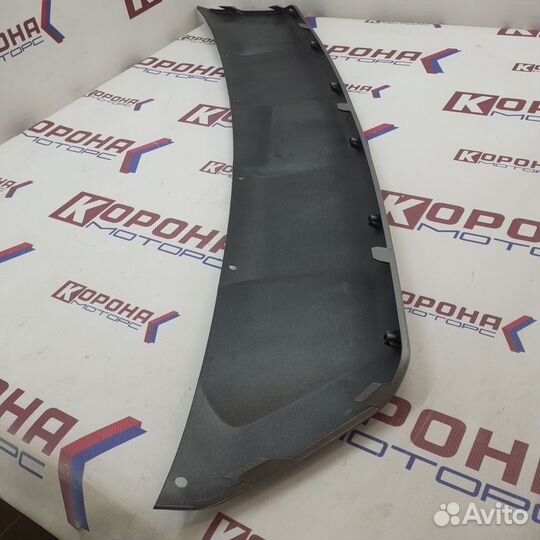 Накладка переднего бампера нижняя (серебро) lifan