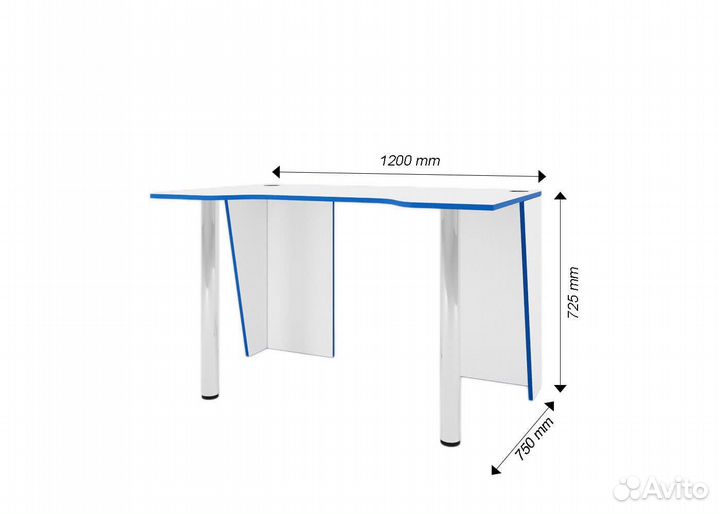 Компьютерный стол Игровой-802ear игровой классичес