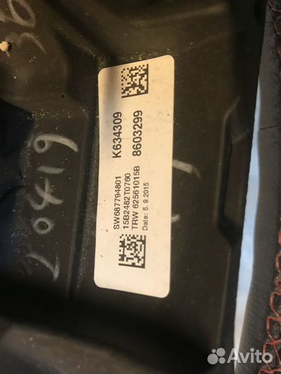 Руль bmw f30 с подогревом