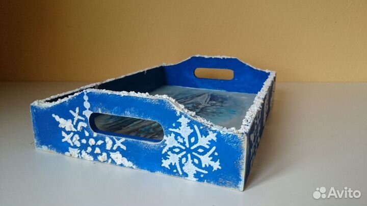 Поднос новогодний