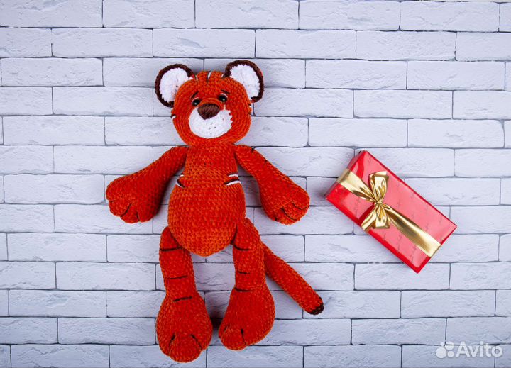 Мягкая игрушка тигренок, тигр