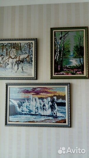 Картина бисером большая 