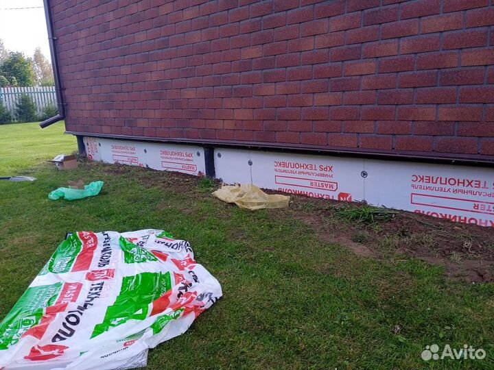 Утепление фасадов и цокаля