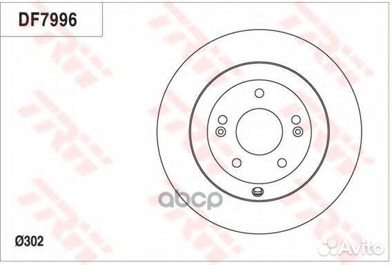 Диск тормозной зад KIA sorento II (XM) 2.4