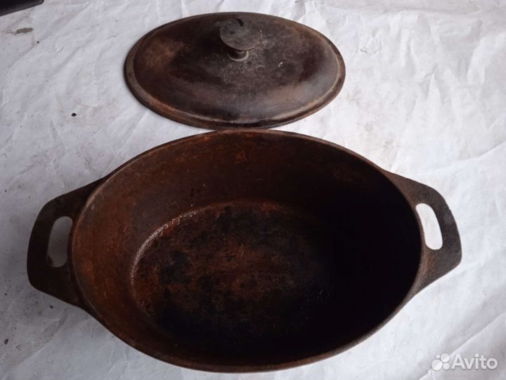 Гусятница чугунная