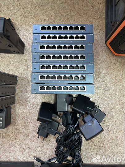 35 Коммутаторов D-Link TP-Link б/у
