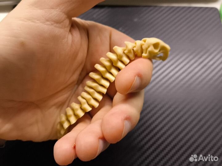 Фигурка змея скелет (3D печать)