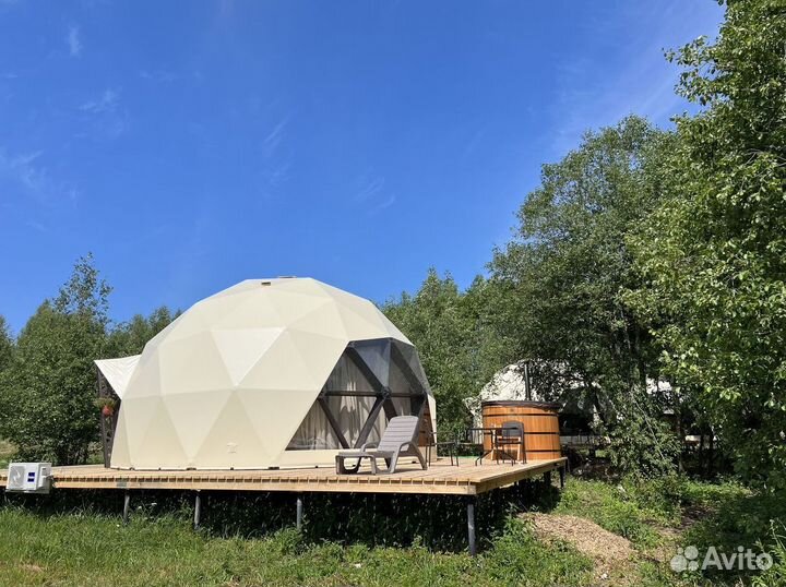 Купольный шатер для кафе, кофейни Диаметр 7 м