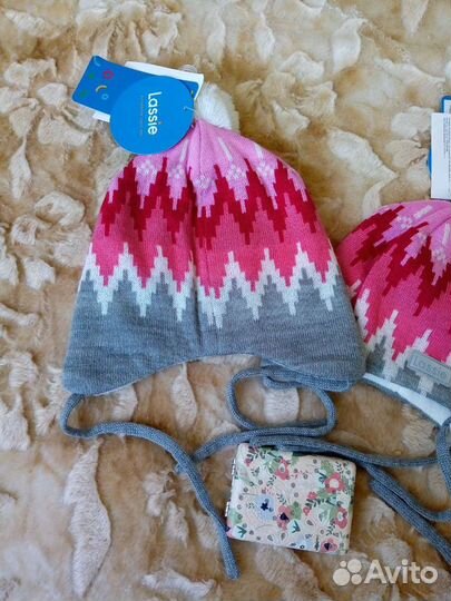 Новая шапка Lassie 46-48р-р д/девочки (оригинал)