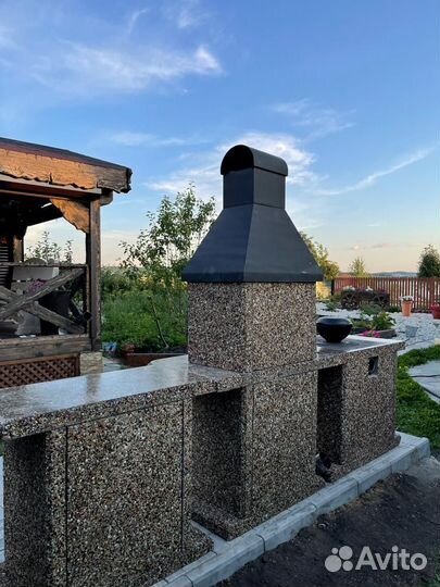 Модульный комплекс барбекю, печь под казан,гриль