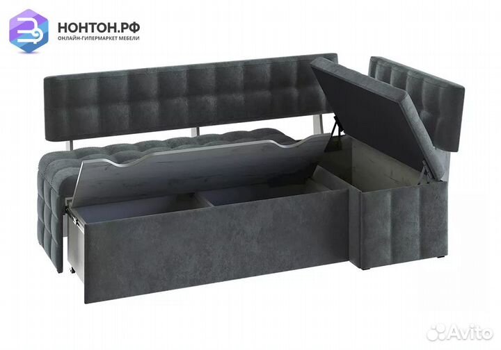 Кухонный уголок Манчестер-2 дуб крафт белый / микр