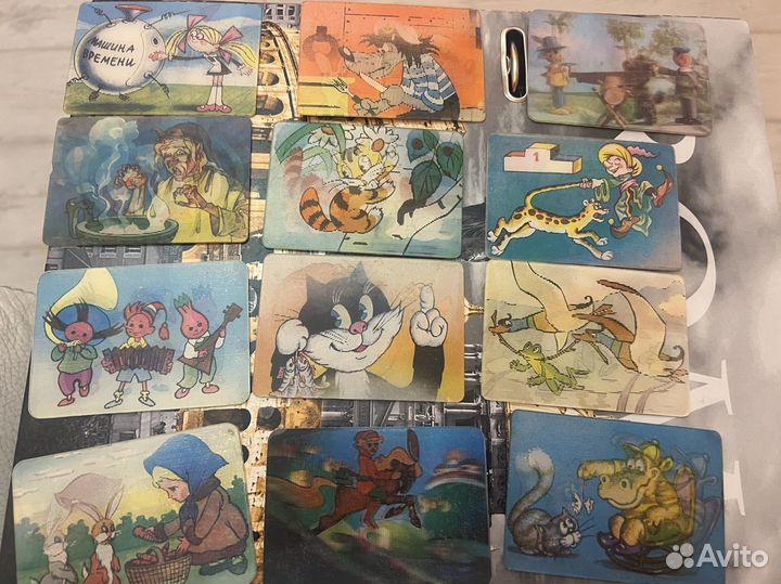 Переливнве стерео календарики времен СССР