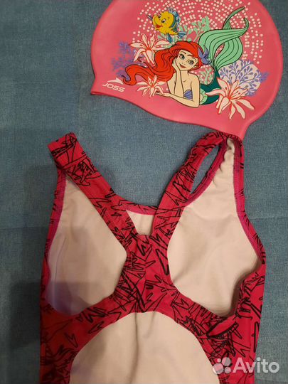 Купальник шапочка для девочки 128