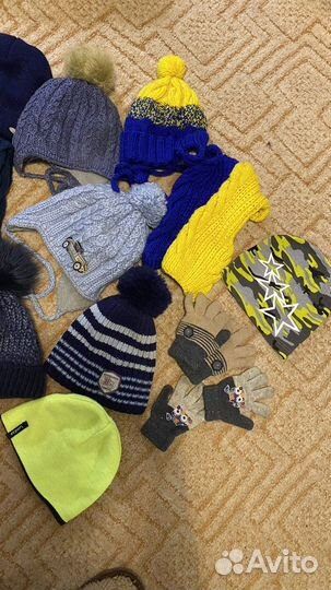Шапки и шарфы мальчику