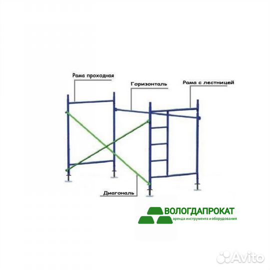 Аренда строительных лесов Вышка-тур