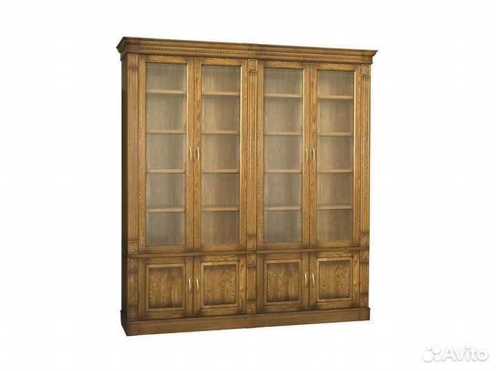 Шкаф книжный Верди 144 из массива дерева