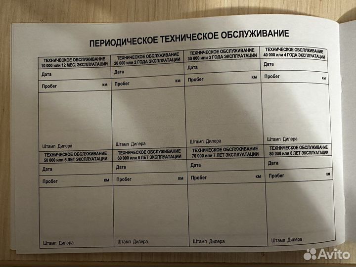 Сервисная книжка для Geely Atlas PRO
