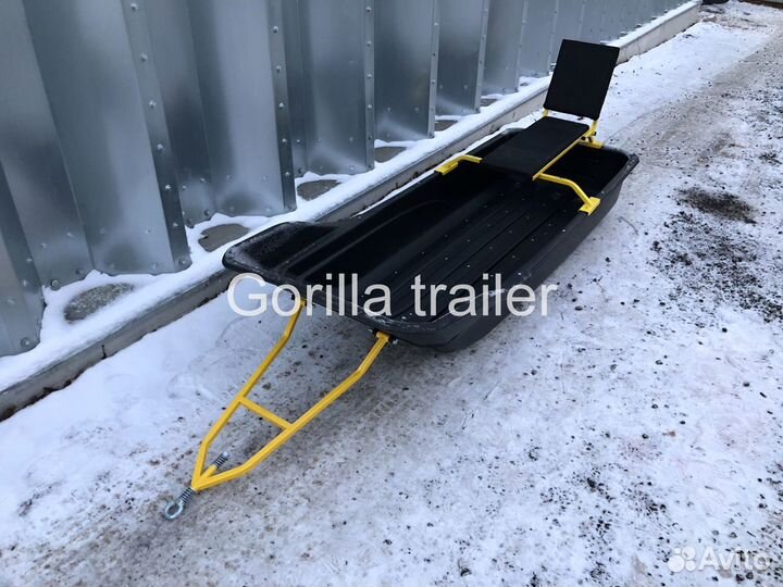 Сани для снегохода Тайга 2300 с сиденьем