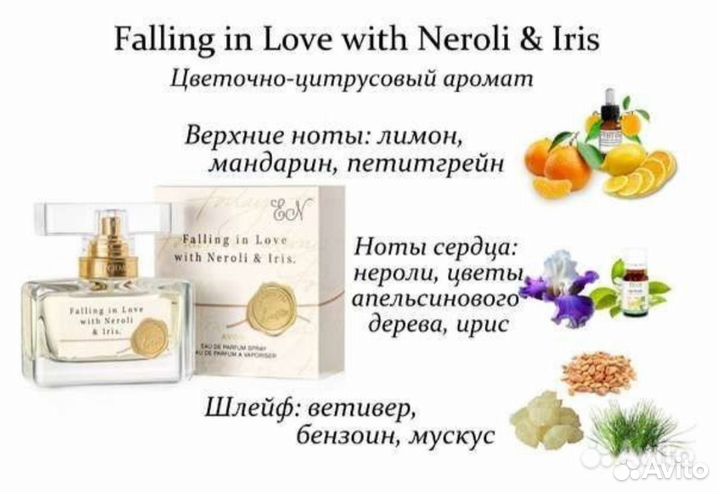 Парфюмерная вода Neroli & Iris.(Avon)