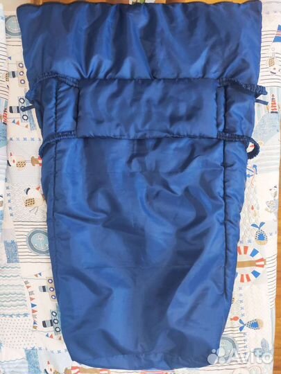 Зимний конверт в коляску на овчине