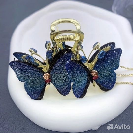 Женская металлическая заколка для волос (крабик)