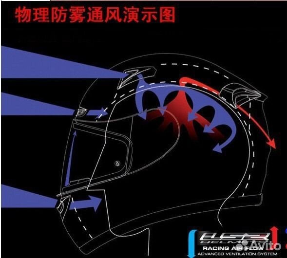 LS2 FF370 (новый). Размер L, XL, XXL (56.58.60см)