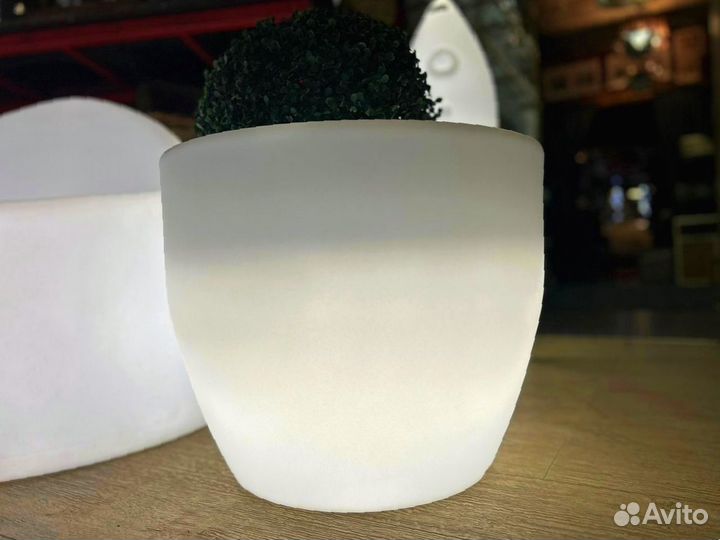 Кашпо с подсветкой