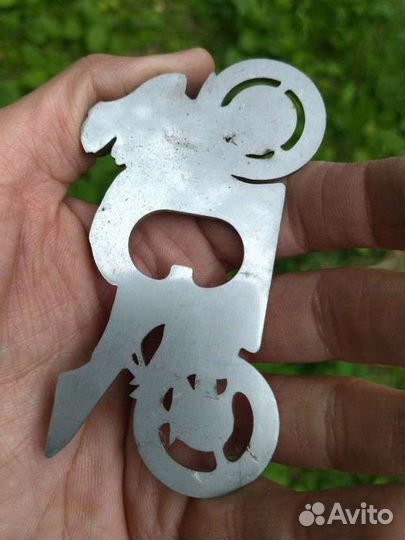 Открывалка мотоцикл. Нержавейка