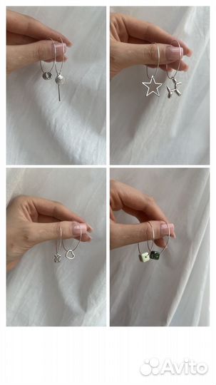 Серьги трансформеры