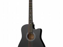 FT-D38-BK Акустическая гитара, с вырезом, черная