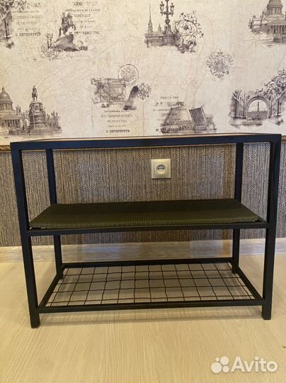 Этажерка для обуви в стиле лофт