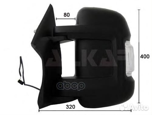 Зеркало в сборе R мех./поворотник 9202922 alkar