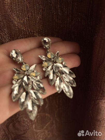 Свадебные серьги